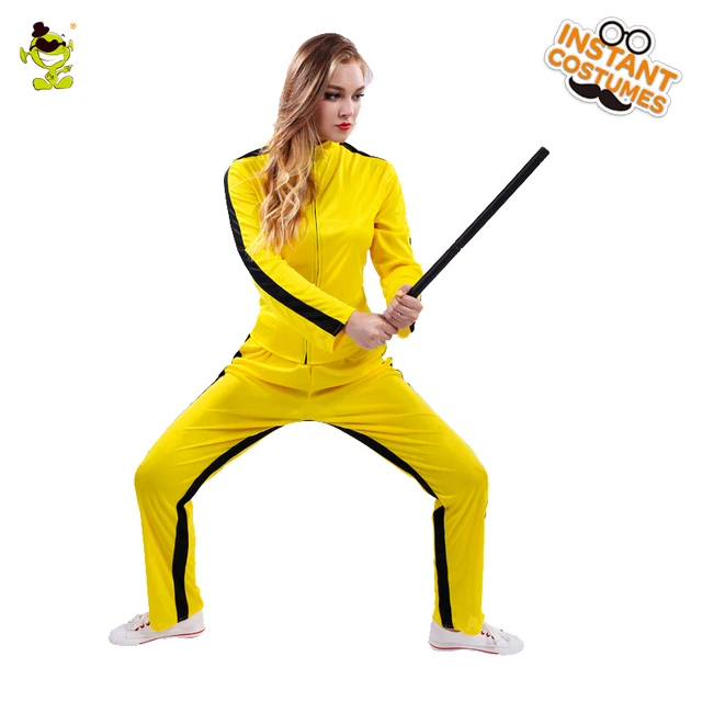 Buy Woman Yellow Kill Bill Costumes Halloween Party