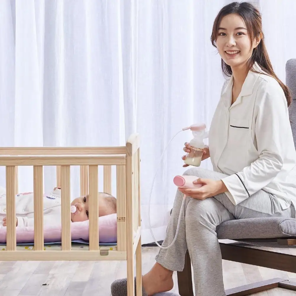  Original Xiaomi Rushan Electric Breast Pump Intelligent Smart USB Charging Breast Reliever with Bab - 33045793787