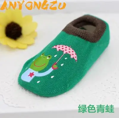 3 пары носков для мальчиков и девочек Anyongzu носки-тапочки и носки для малышей с клеем, чтобы предотвратить скольжение мультяшных носков