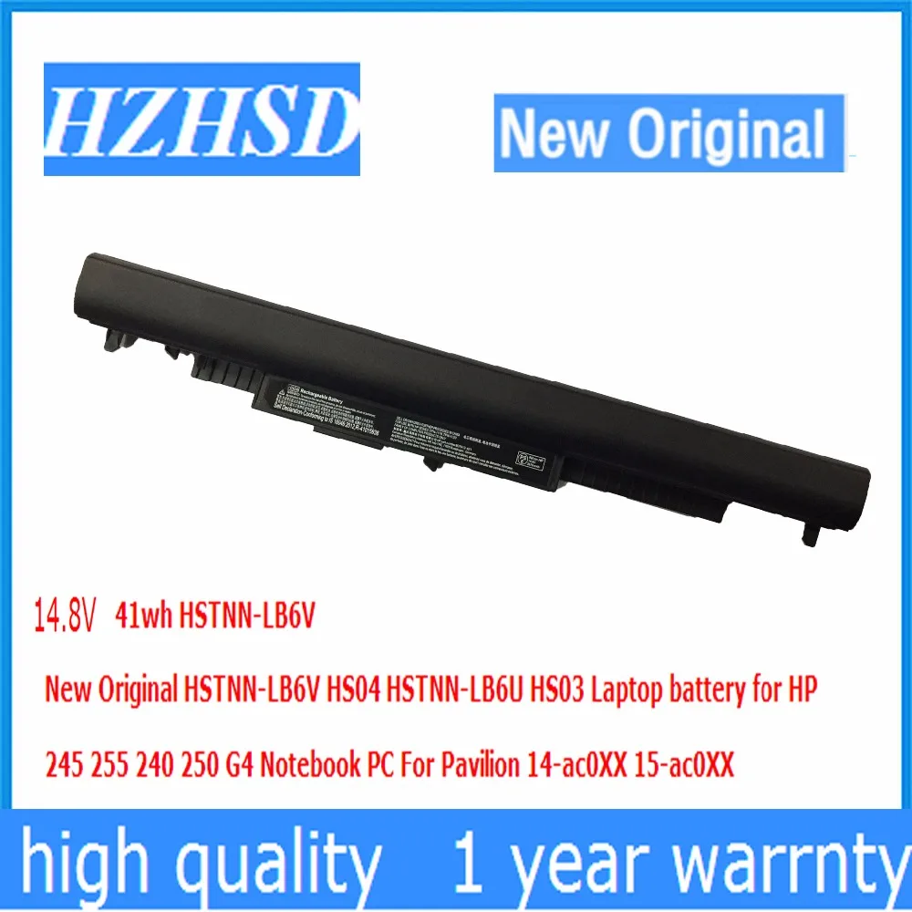 14.8v 41wh New Original HSTNN-LB6V HS04 HSTNN-LB6U HS03 Laptop battery for HP 245 255 240 250 G4 Pavilion 14-ac0XX 15-ac0XX | Компьютеры и