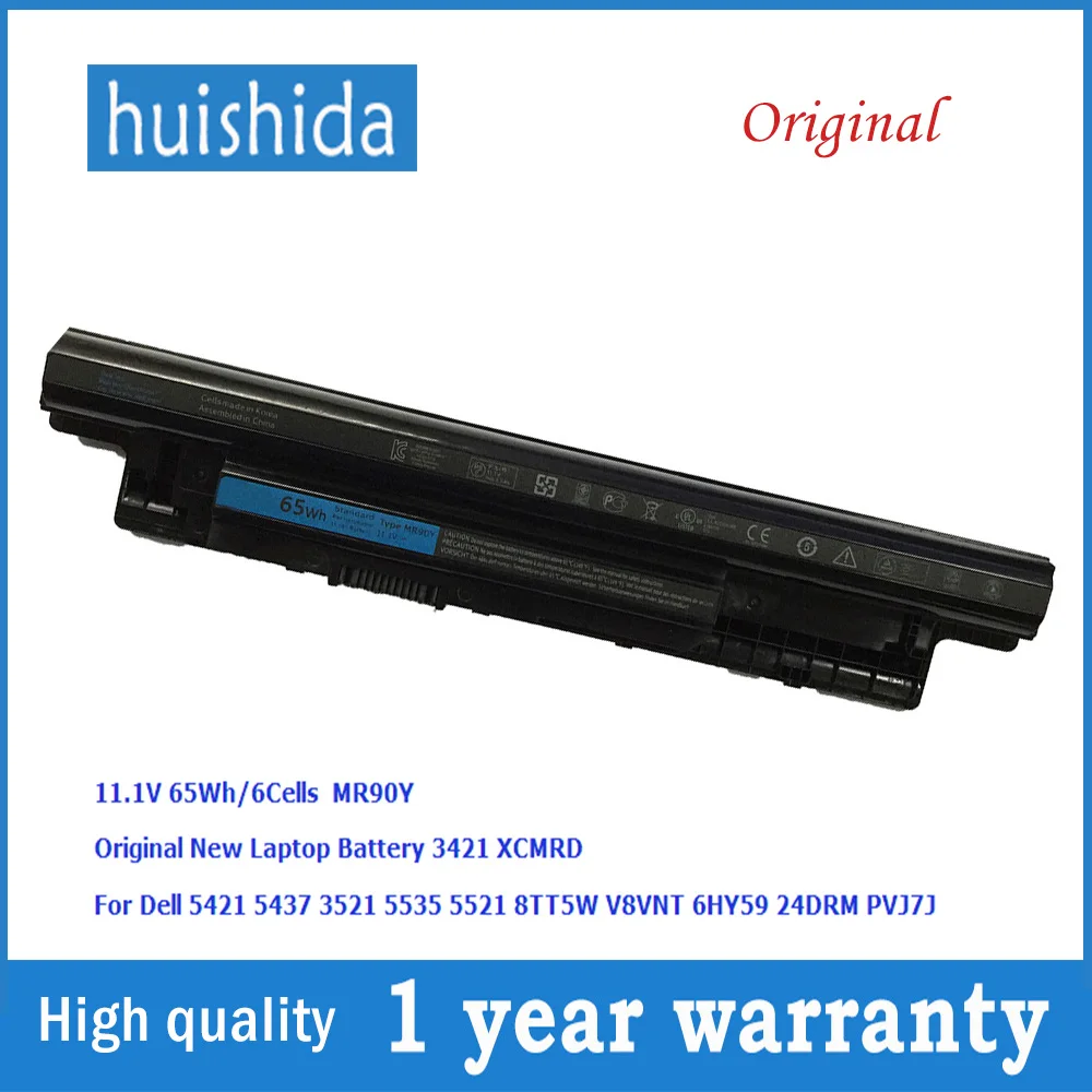

11.1 V 65Wh MR90Y New original laptop battery for Dell 8TT5W v8VNT Inspiron 14R 14-5421 3421 17R 17-5721 3721 15R 15-5521 series