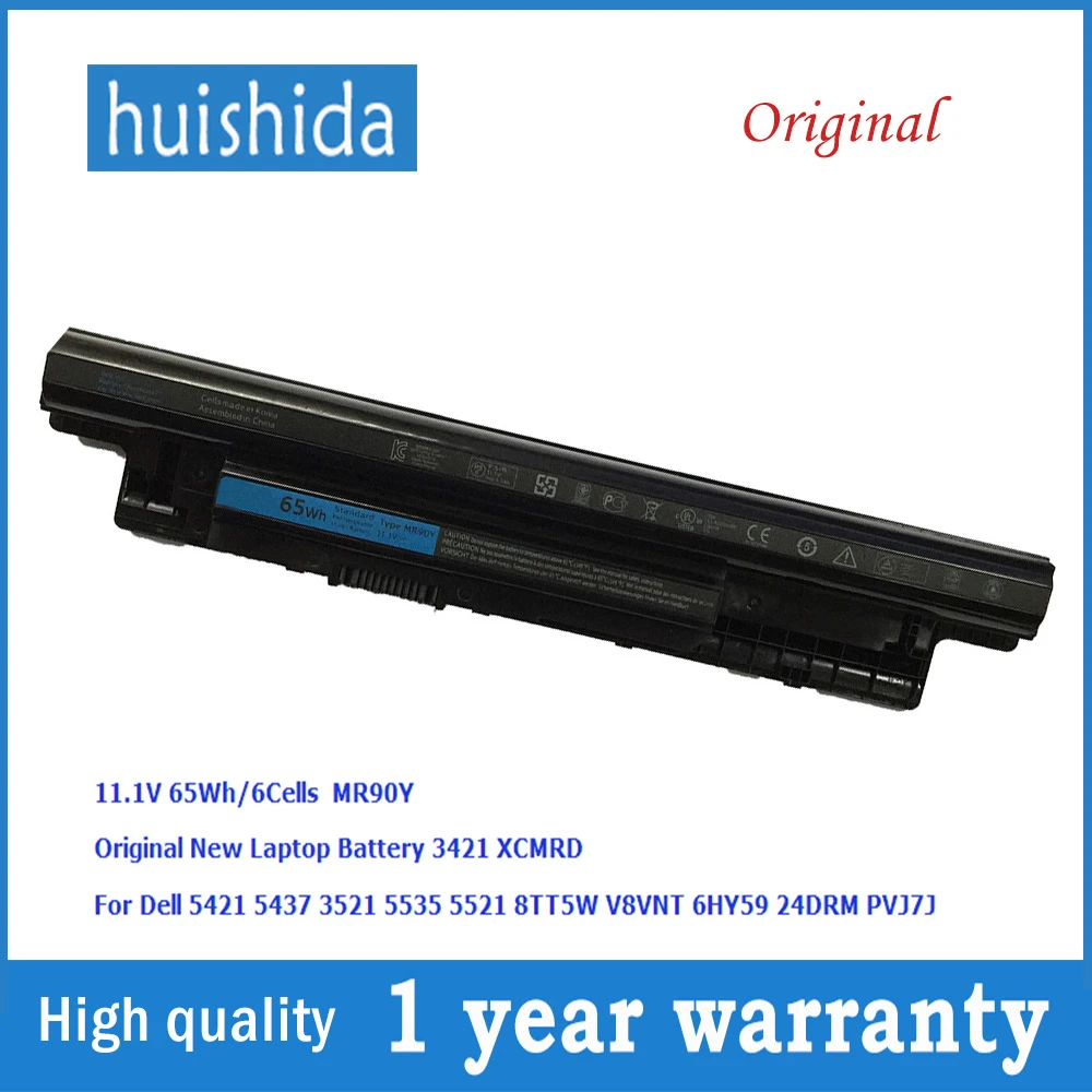 11 1 V 65wh Mr90y New Original Laptop Battery For Dell 8tt5w V8vnt Inspiron 14r 14 5421 3421 17r 17 5721 3721 15r 15 5521 Series Laptop Batteries Aliexpress
