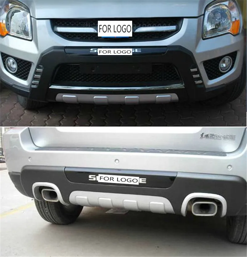 

High quality plastic ABS Chrome Front+Rear bumper cover trim For 2008 2009 2010 2011 KIA Sportage