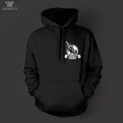 Игра престолов Джон Сноу ворона ночной дозор груди логотип пуловер с капюшоном кофты унисекс 82% хлопковый флис внутри Бесплатная доставка