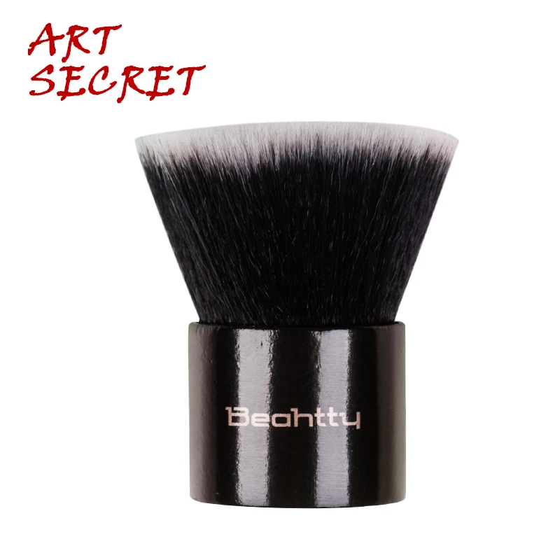 Artsecret Kabuki Flat Top Powder Foundation Blush Bronzer Brush Duo Fiber Rose Gold Ferrule Makeup Beauty Cosmetic Tools Bt14