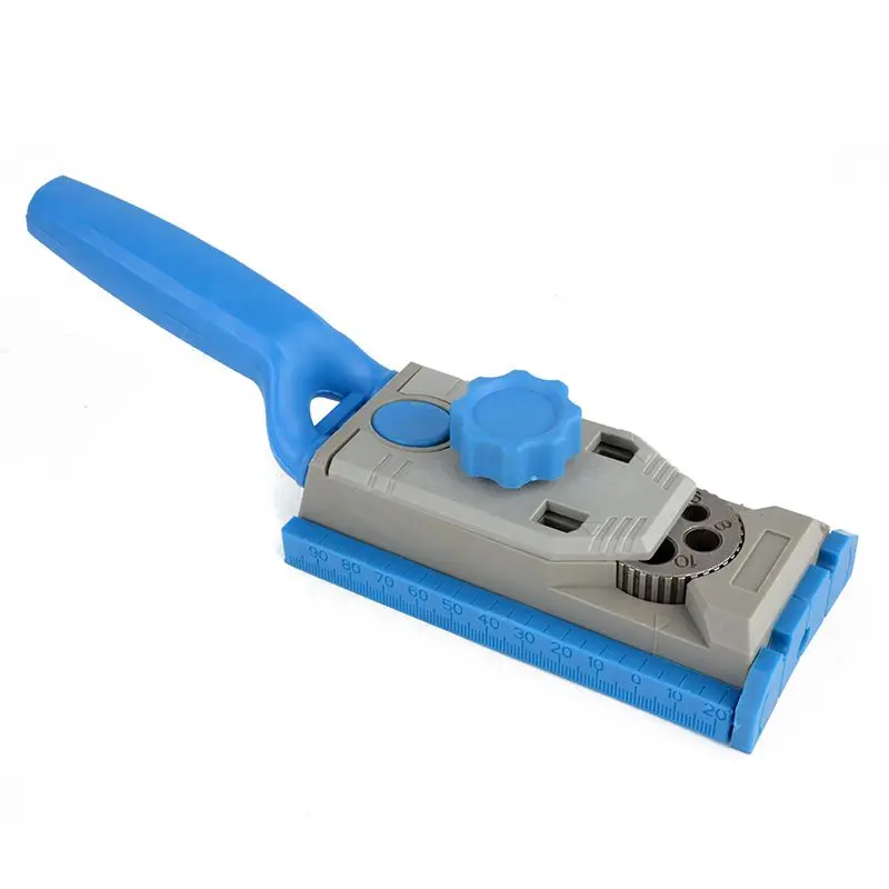 

DSHA -Multi-function Jig Pocket Hole System For Wood Working Accessories Drill Round Tenon Locator Carpenter Wood Work Tool