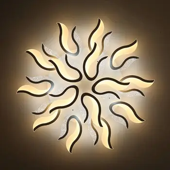 

Modern Led Chandelier Ceiling With Remote Control Living Room Bedroom Acrylic Lamp Light Fixtures Decor Home Lighting 220V