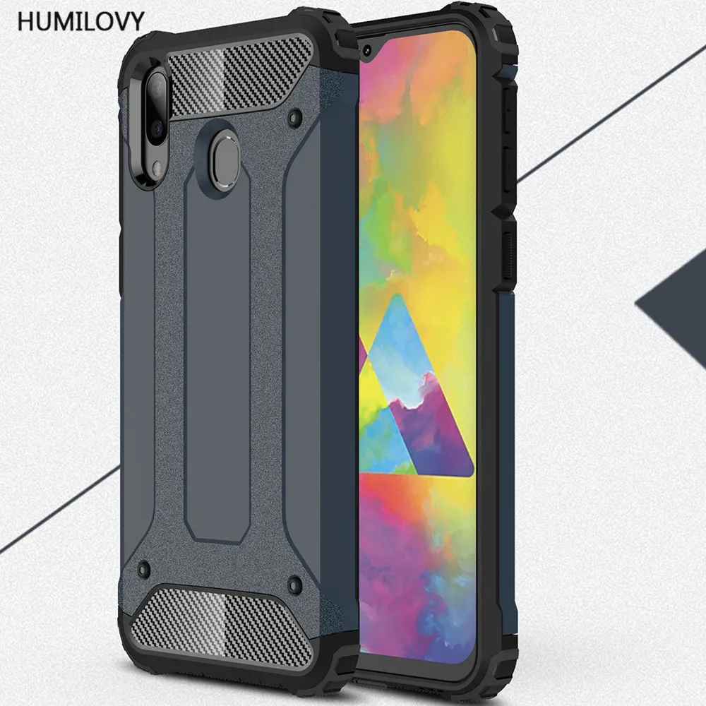 Чехол для Samsung Galaxy M20 силиконовый резиновый защитный чехол Жесткий телефона M205f M10