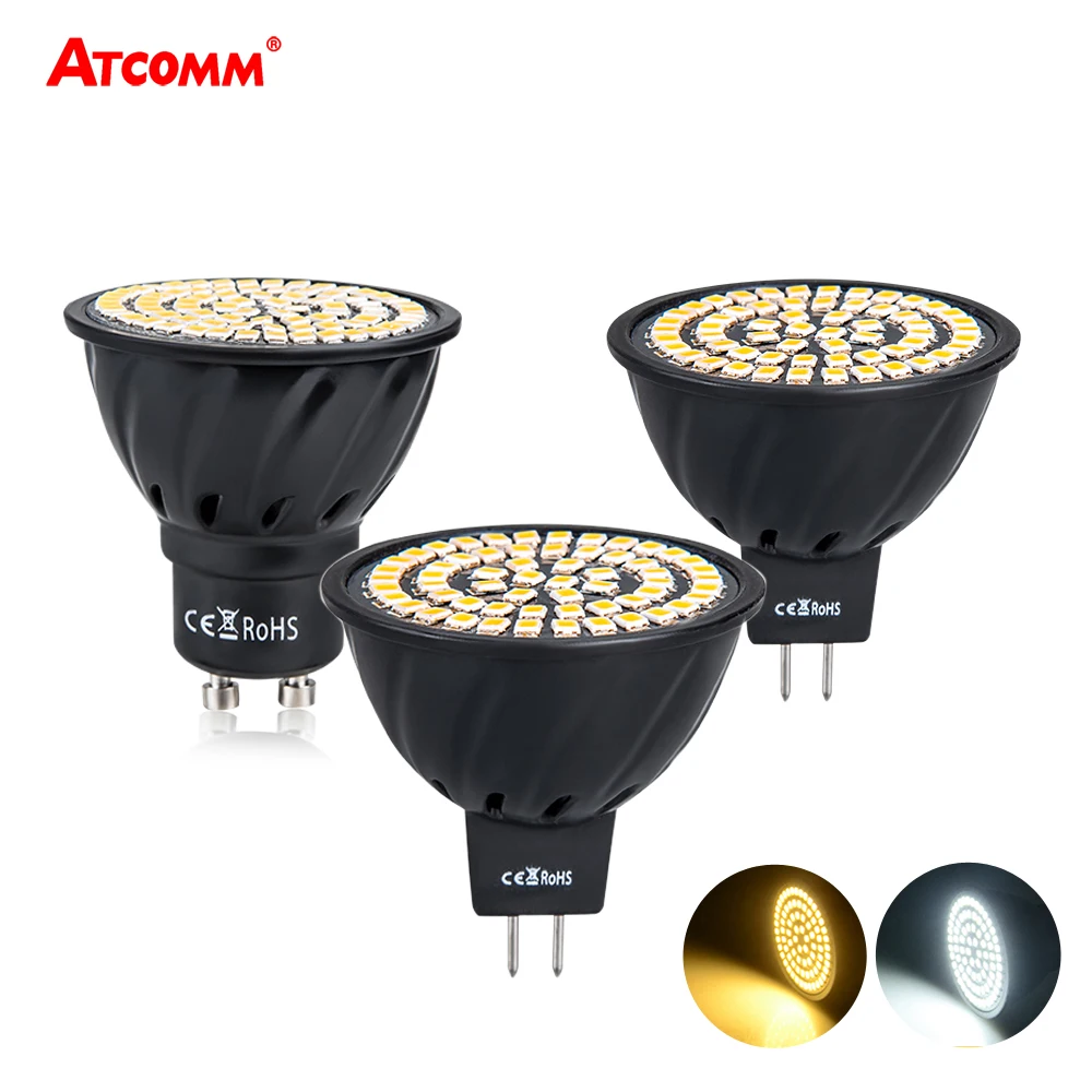 

Ampoule LED MR16 GU10 Light Bulb 220V 110V 60 80 LEDs SMD 2835 High Lumen Flicker-Free LED Diode Spotlight Lampada