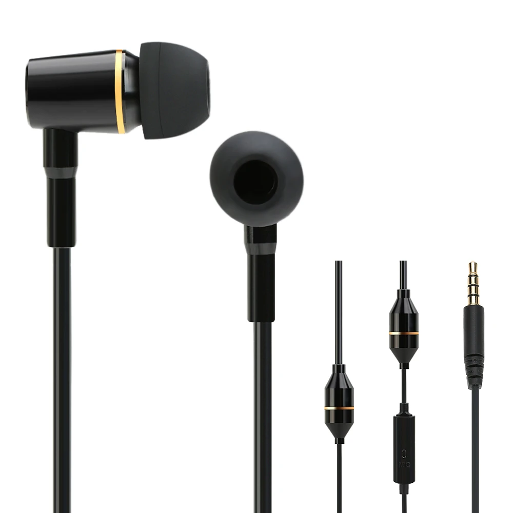 FC12 Stereo Music Headset Air Tube 3.5mm Anti radiation In ear Earphone