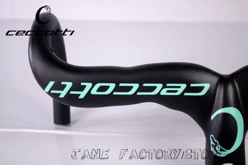 Новый дизайн марки Ceccotti carbon T800 ud матовый углеродный руль для дорожного