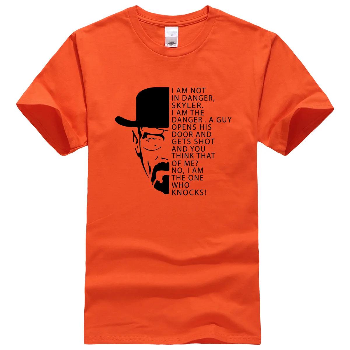 

Summer men's T-shirts 2019 Heisenberg Danger design Breaking Bad printed T-shirt fashion hot sale brand t shirt men clothes top