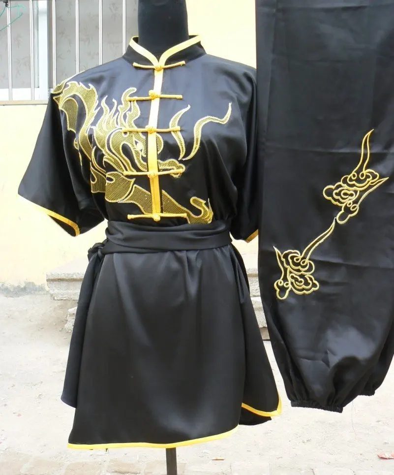 Buy Size customized Dragon silk tai chi clothing taiji