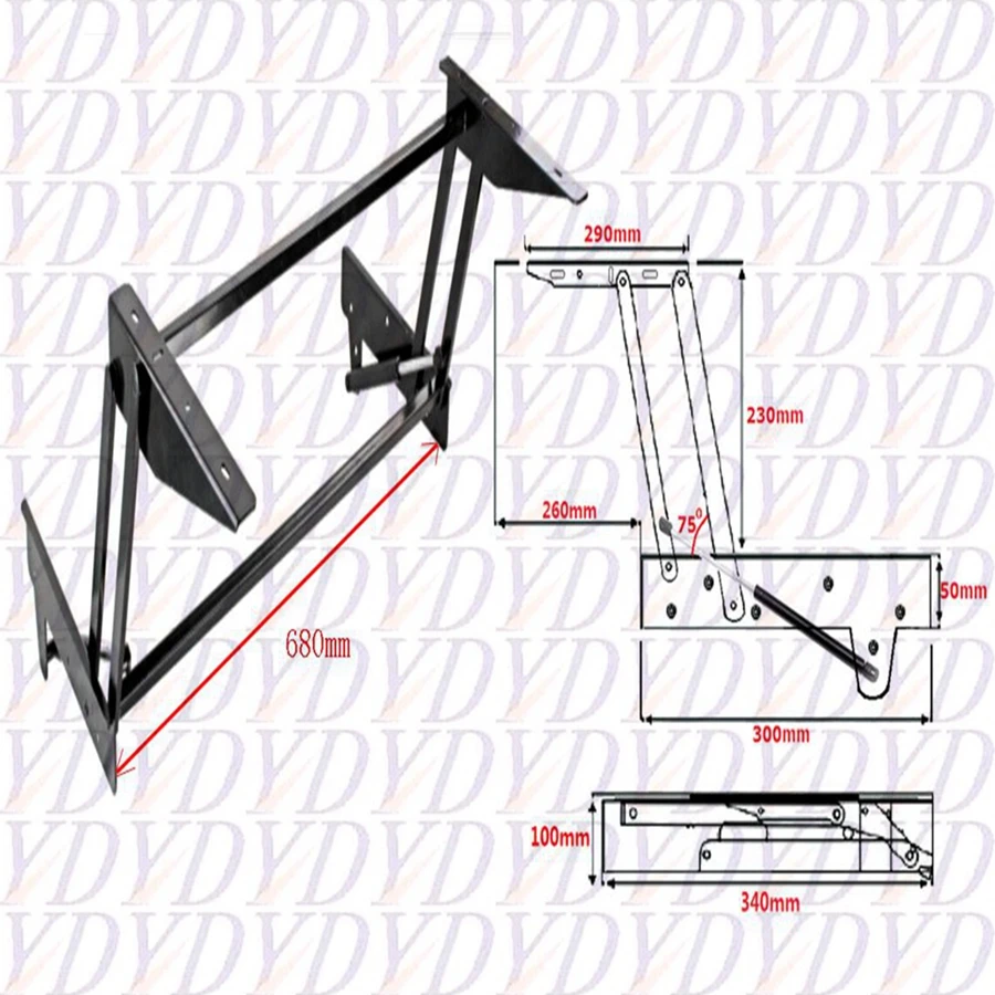 Table Parts With Pop Up Function ,Laptop Table Parts