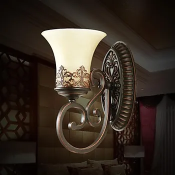 

European Artistic Vintage LED Wall Lamp Lights With 1 Light For Living Room Home Lighting Wall Sconce Free Shipping