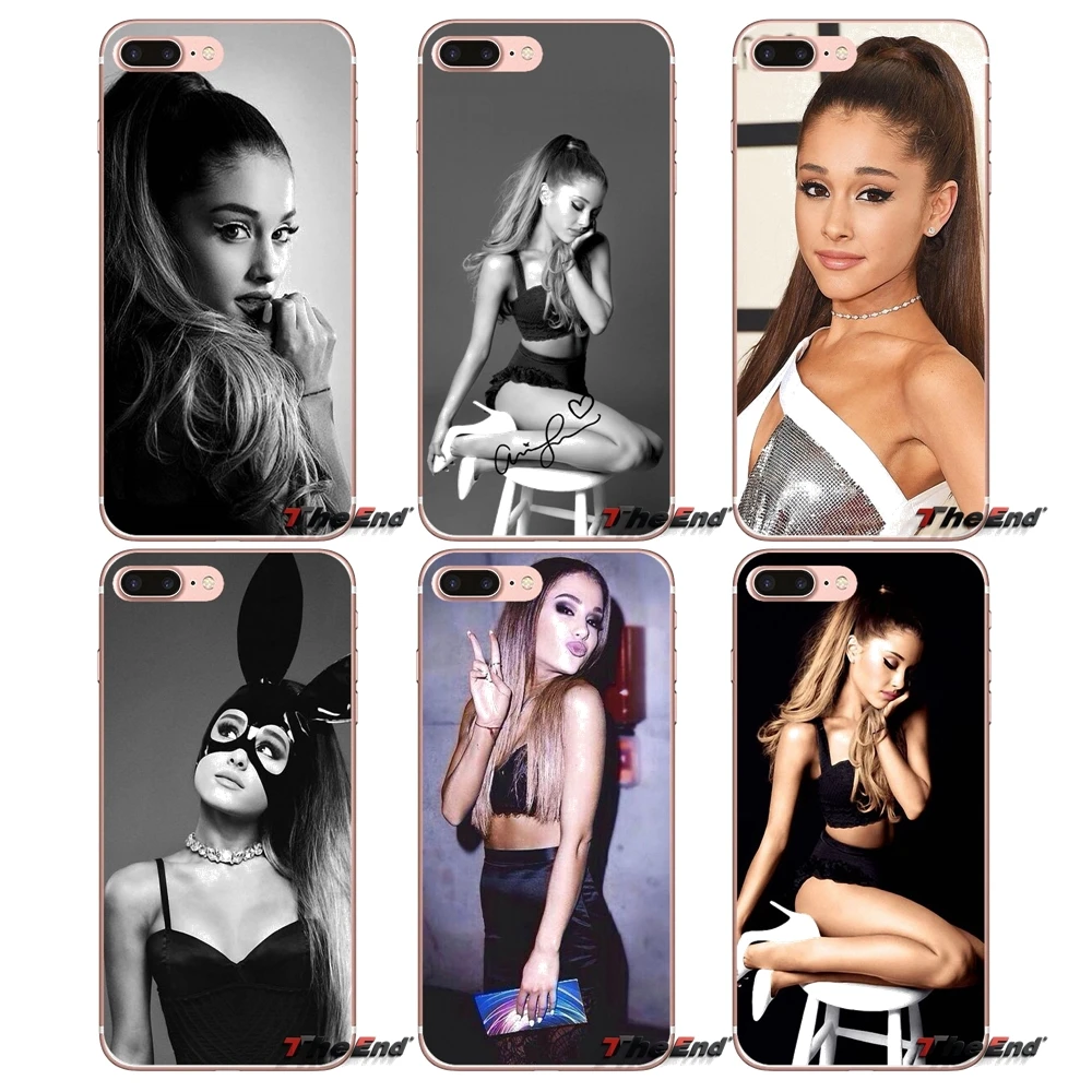 

Fashion Phone Case For Samsung Galaxy S2 S3 S4 S5 MINI S6 S7 edge S8 S9 Plus Note 2 3 4 5 8 Coque Fundas ariana grande sexy Gril