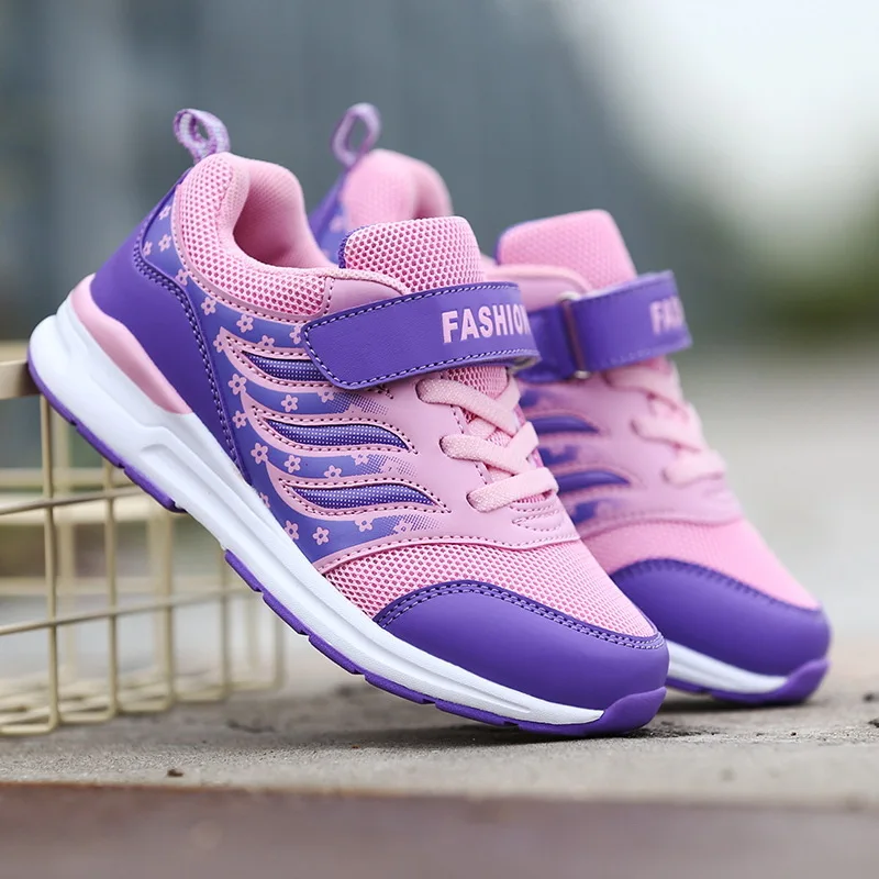 

Kids Running Shoes Children Outdoor Trainers Breathable Air Mesh Wear Resistance Athletic Sport Shoes For Girls
