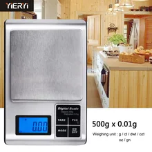 Цифровые Карманные ювелирные весы электронные весы с ЖК-дисплеем прецизионная Кухня Еда Said 200 г/300 г/500 г-0,01 г с 1 кг/2 кг/3 кг-0,1 г