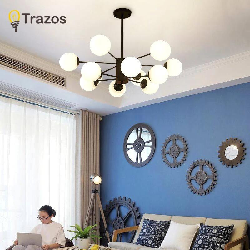 

Modern LED Ceiling Chandelier Lighting Living Room Bedroom Chandeliers Creative Home Lighting Fixtures AC110V/220V Free Shipping