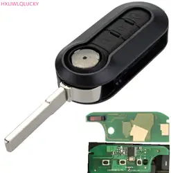 HXLIWLQLUCKY 3 замена кнопки дистанционного ключа 433 мГц PCF7946/PCF7946AT чип для Fiat 500 Grande Punto 2010-2016 ключ