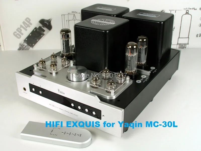 YAQIN MC-30L EL34 Push-вытяжная трубка усилитель HIFI EXQUIS 6CA7 лампа встроенный усилитель с наушников Выход удаленного MS-20L