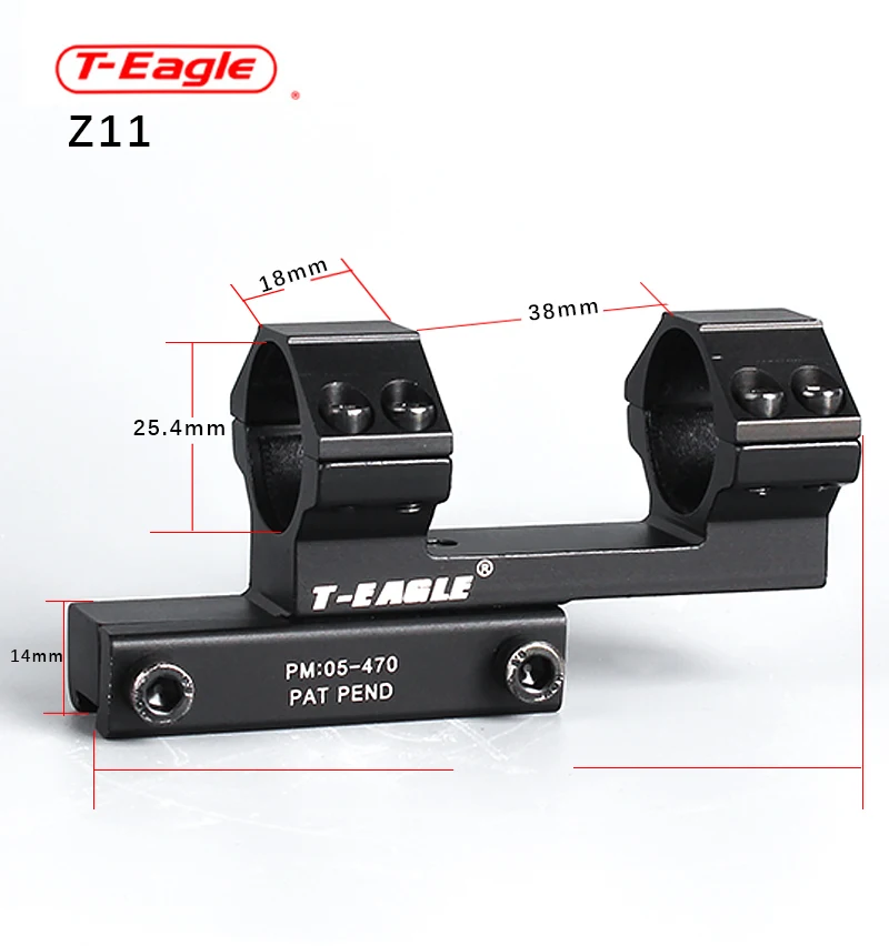 

2019 T-EAGLE 11/20 integration mount 25.4mm riflescope ak scope mount red dot mount ar15 accessories single point sling mount