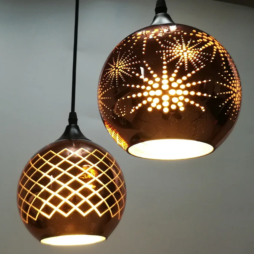 Modern glass ball pendant light dia 15cm Plating Mirror glass lampshade pendant Light for restaurant cafe bar indoor lighting Modern glass ball pendant light dia 15cm Plating Mirror glass lampshade pendant Light for restaurant cafe bar indoor lighting