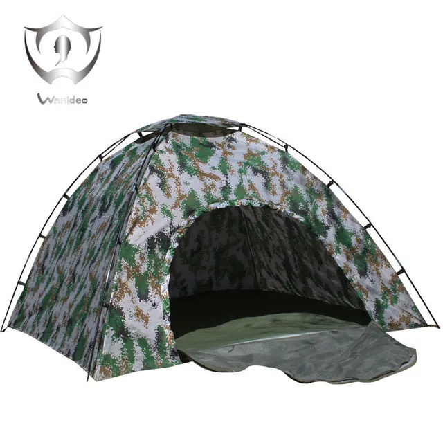 Wnnideo 3 4 Person Headquarters Camo Square Dome Family Camping