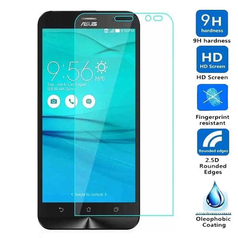 

For Asus ZenFone GO TV G550KL X013DA 9H Tempered Glass For Asus zenfone GO ZB551KL X013DB Screen Protector Protective Film Case