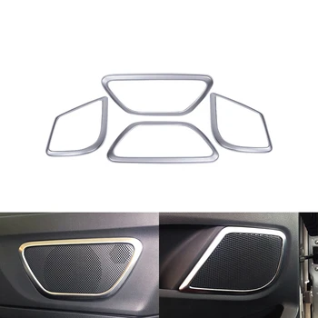 

fit for Mercedes-Benz Vito (W447) 2014-2018 abs Matt Accessories Interior Car Door Speaker Audio Ring Decorative Trim 4pcs