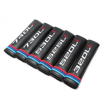 

car seat belt cover shoulder pad for bmw 320Li 330i 520Li 525Li 530Li 730Li 740Li 118i 116i Three colors embroidery accessories
