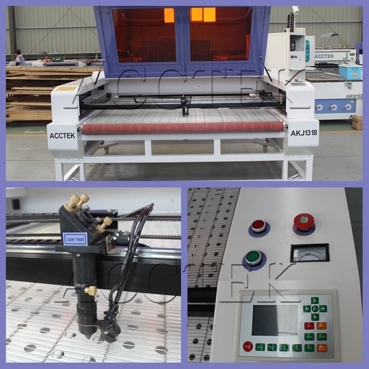 Китай высокая скорость автоматическая подача Лазерная резка машина одежда ЧПУ co2 лазерная машина для продажи