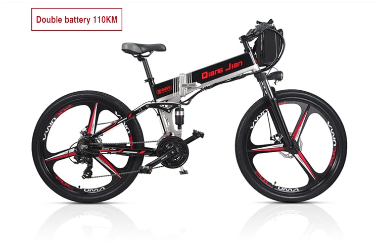 New powerful 26 inch electric mountain bike / electric bicycle / electric motorcycle bicycle / double battery
