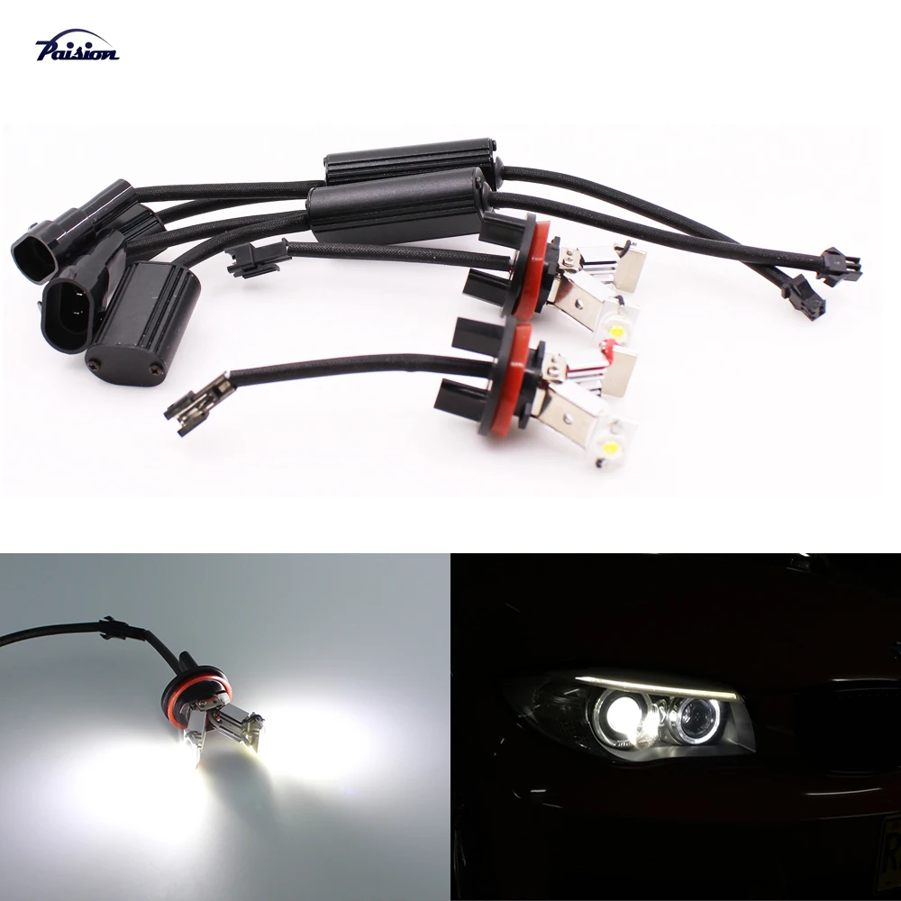 Светодиодная лампа H8 Angel Eye для 07 12 BMW E70 X5 E82 E88 128i 135i M 2 светодиодный т.|angel eyes|led angel