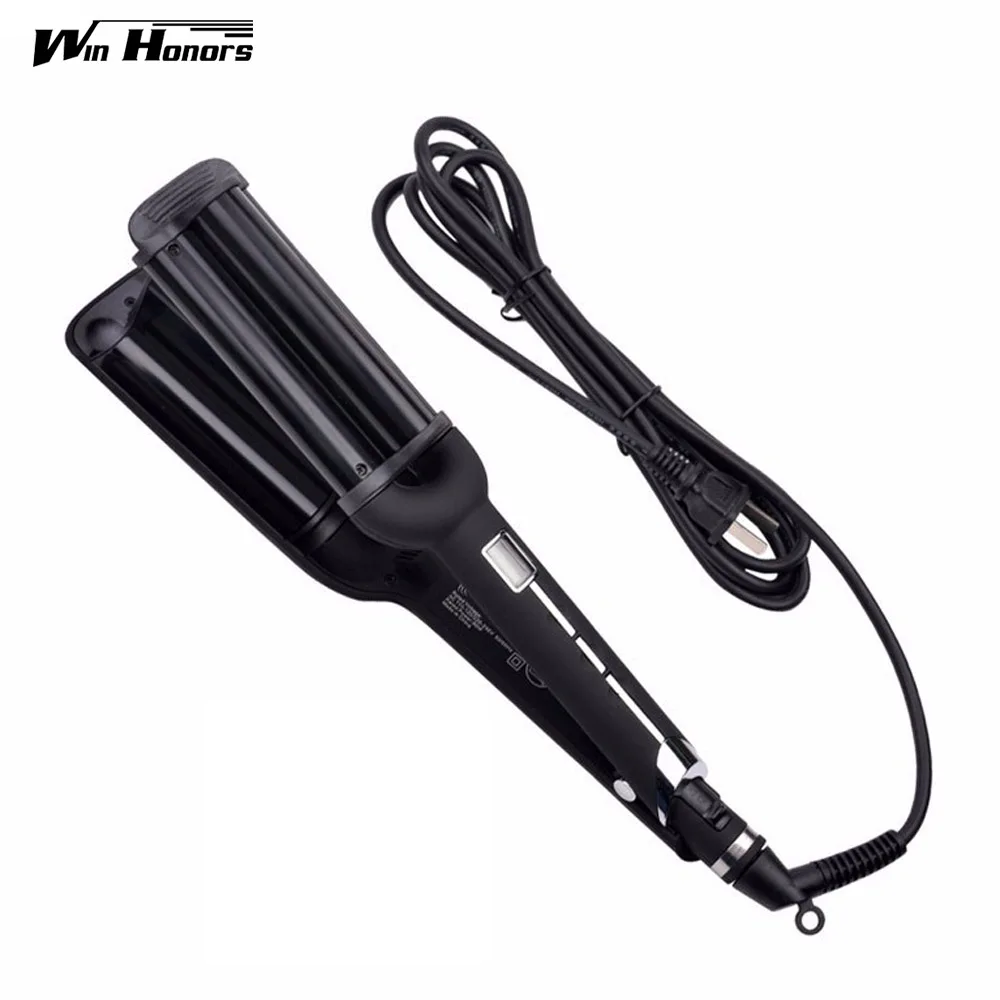 Korea Styler Hair Waver Iron Ceramic Hair Crimper Triple Wave Iron Big