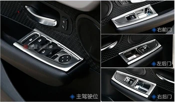 

Yimaautotrims Window Lift Switch Button Panel Cover Trim For BMW 2 Series Tourer F45 F46 2015 - 2019 220i 228i ABS Pearl Chrome