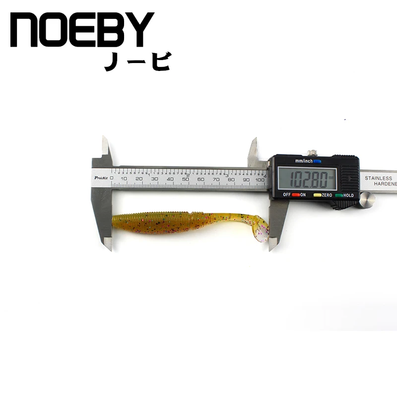 NOEBY 5 шт./лот Мягкая приманка 100 мм/9 г мягкая рыболовная ручной работы ручная