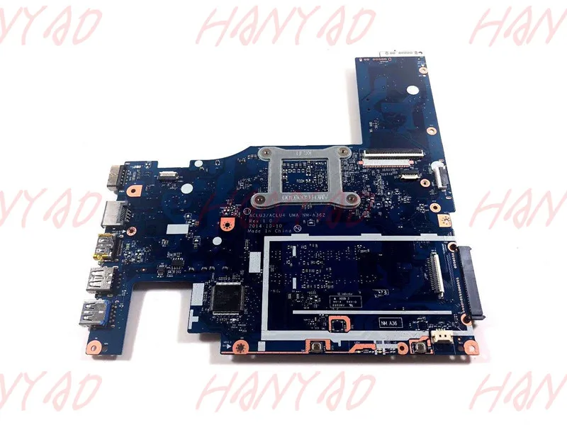 

5B20H54325 ACLU3ACLU4 NM-A362 For Lenovo G50-80 Laptop Motherboard With SR1EK I3 CPU ddr3 MainBoard 100% Tested