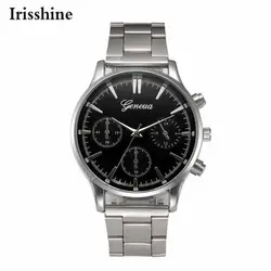 Irisshine i0866 брендовые Роскошные мужские часы montre homme Модные женские Аналоговые кварцевые наручные часы из нержавеющей стали браслет