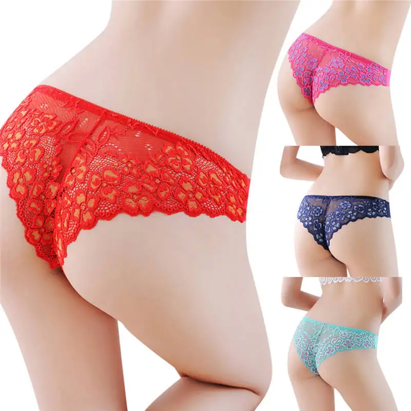 

Sexy Underwear Women Sexy Panties Thong Women's Panties Comfortable Lace Word Pants Ladies Briefs Ropa interior femenina 661NK10