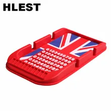 HLEST 1 шт. супер большой 20x11 см Универсальный автомобильный телефон анти-антискользящий коврик ПВХ коврик телефон нескользящий держатель номерной знак парковочная карта