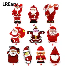 Мультфильм Санта Клаус флеш-диск USB 2,0 4 ГБ 8 ГБ 64 ГБ Рождество серии флешки 16 ГБ 32 ГБ флэш-накопитель в подарок