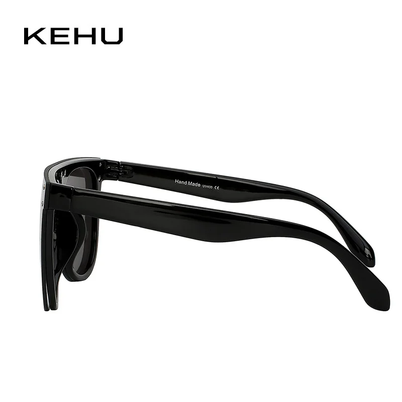 Женские солнцезащитные очки KEHU брендовые с заклепками квадратные|brand women