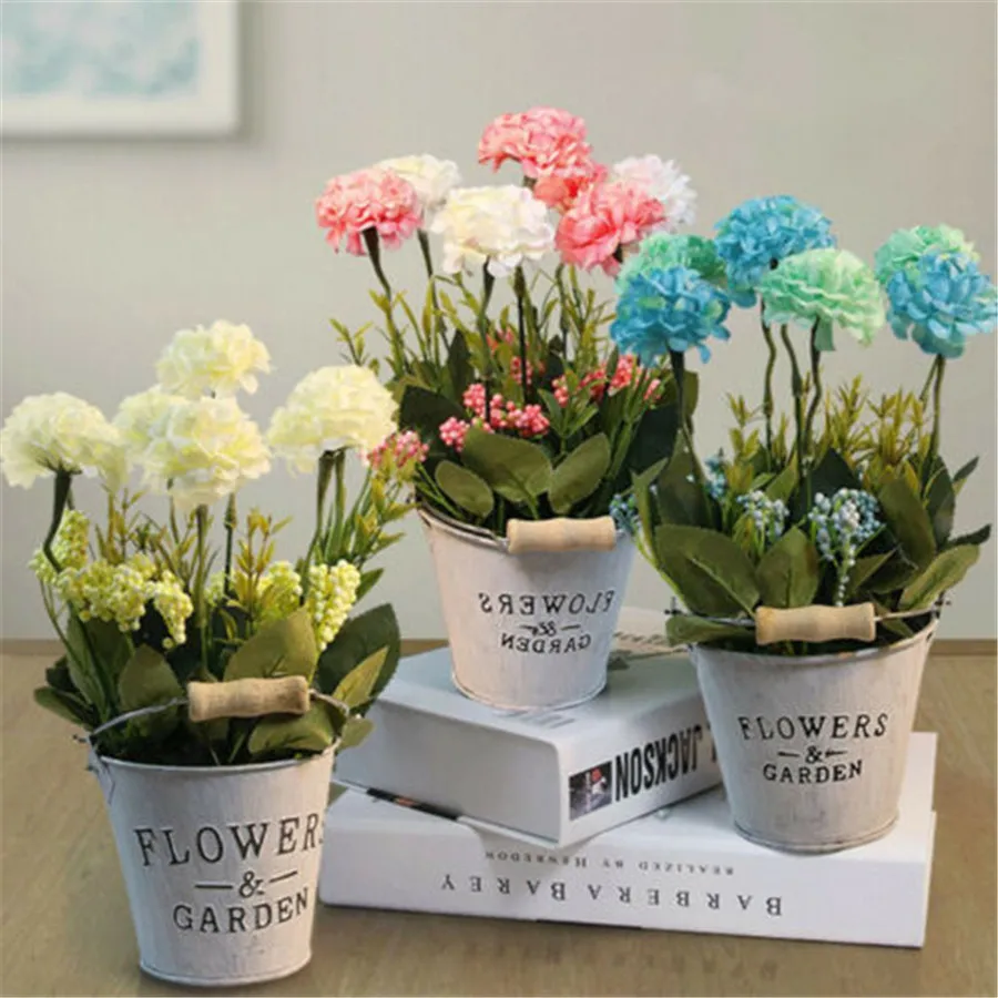 

2019 Brand New Style Artificial Silk Rose Peony Pink Flowers Bridal Wedding Bouquet Home Study Decor