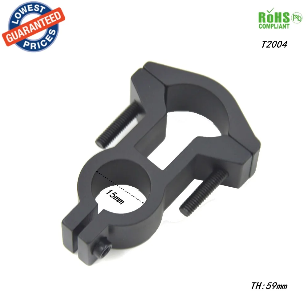 AloneFire T2004 Dual Ring Barrel Tube Adapter Mount Scope Flashlight Mounts 1PC