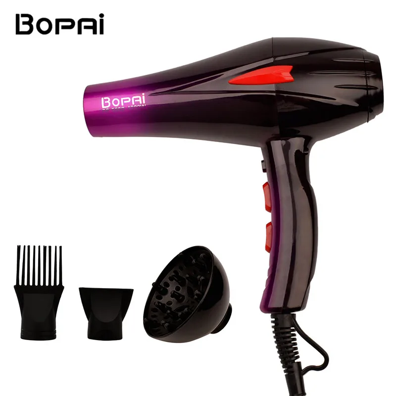 Online Professional 4000W Powerful Hair Dryer Fast Styling Blow Dryer Hot And Cold Adjustment Air Dryer Nozzle For Barber Salon Tools