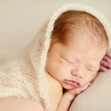 Для новорожденных мальчиков и девочек мохер Wrap реквизит Tiny Baby фотосессии многоцветный стретч новорожденных Fotografia реквизит аксессуары