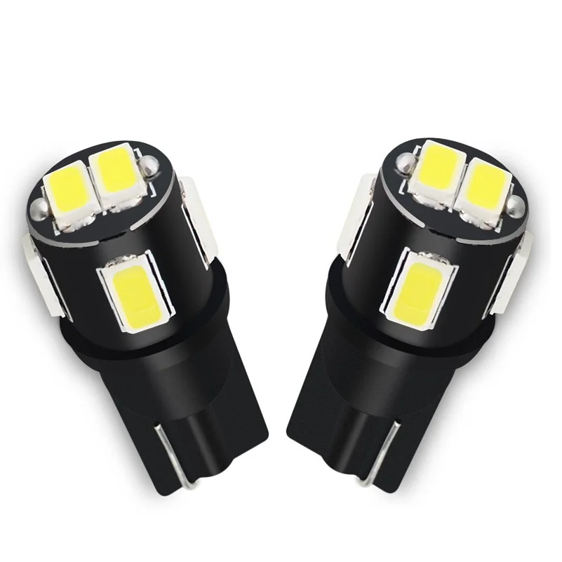 

2x Car Styling Car LED T10 Canbus 194 W5W 192 6 SMD 5630 LED Auto Light Bulb No Error LED Light Parking T10 LED Car Side Light