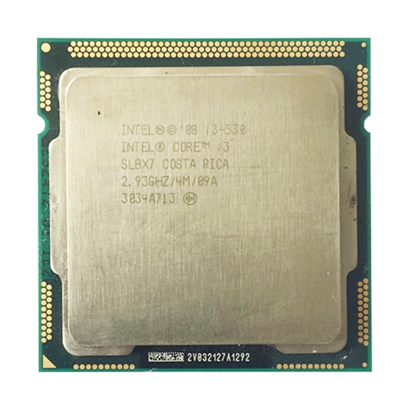 Процессор INTEL core i3 530 socket/2 93 ГГц/L3 4 Мб/двухъядерный процессор TDP /73 Вт/есть 1156x3440x3450