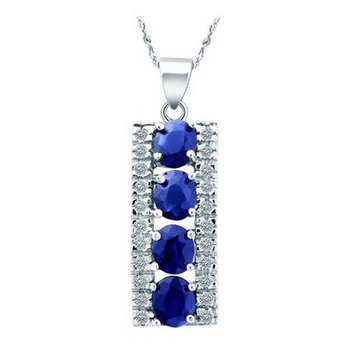 

Collares Collier Qi Xuan_Dark Blue Stone Pendant Necklace_Real Necklace_Quality Guaranteed_Manufacturer Directly Sale